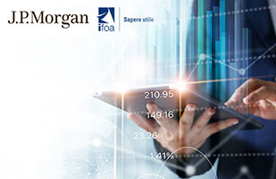 JP Morgan e Ifoa logo su immagine ICT