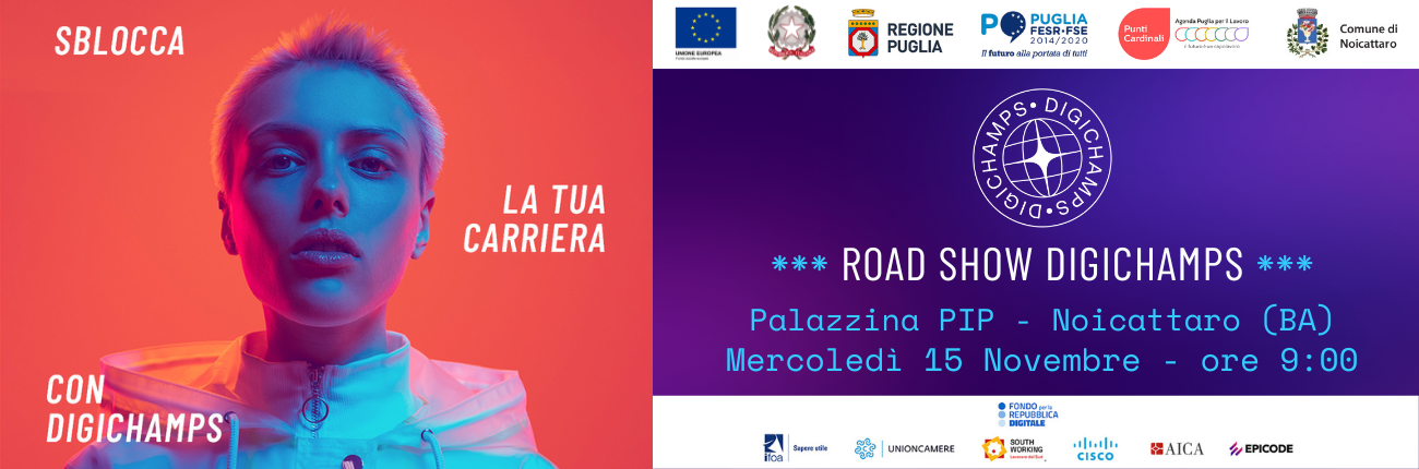 Banner RoadShow - Noicattaro - 15 novembre