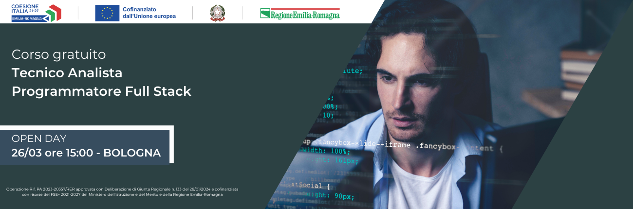 Presentazione tecnico analista programmatore Full stack