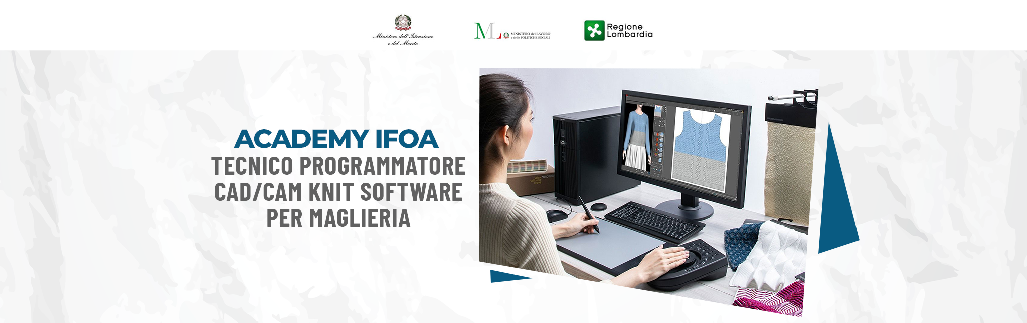 Tecnico programmatore CAD/CAM Knit Software per maglieria