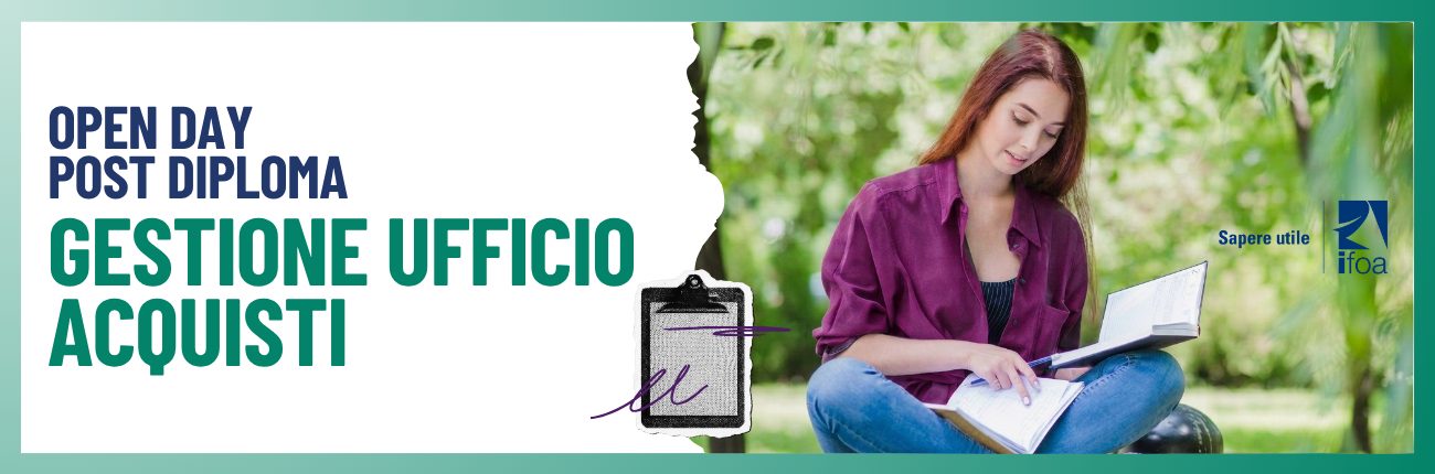 Open Day Post Diploma - Gestione Ufficio Acquisti